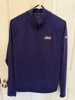 Nike Purple JMU Dri-FIT Zip Jacket